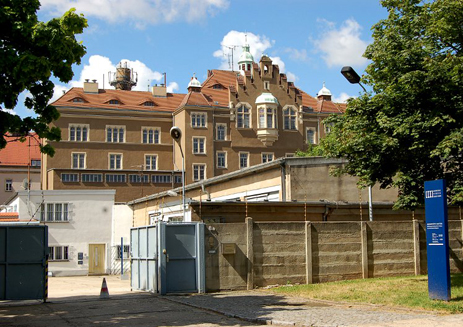 Blick auf den Knast in Bautzen